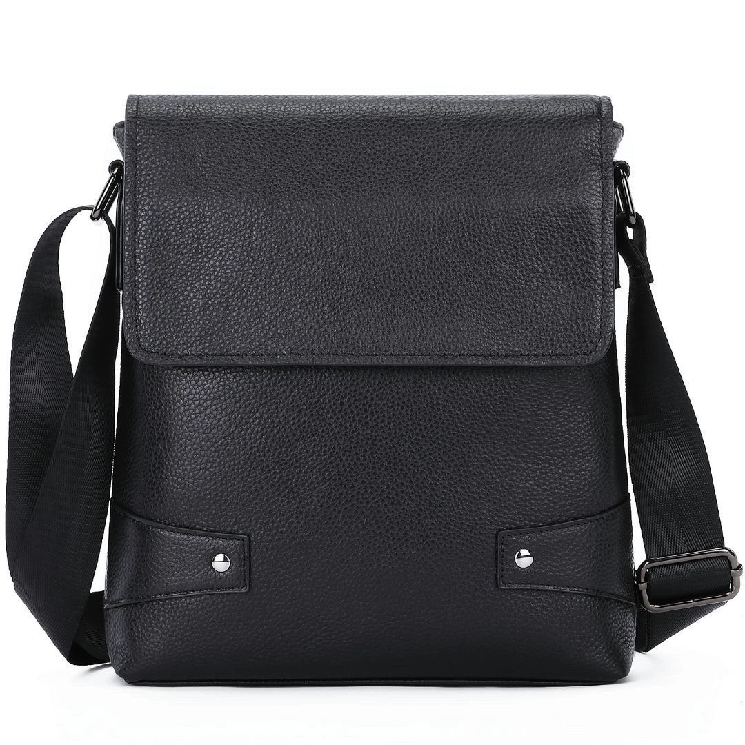 Leather one-shoulder bag, bag strap, laptop, genuine leather, Korean style, business version, wholesale