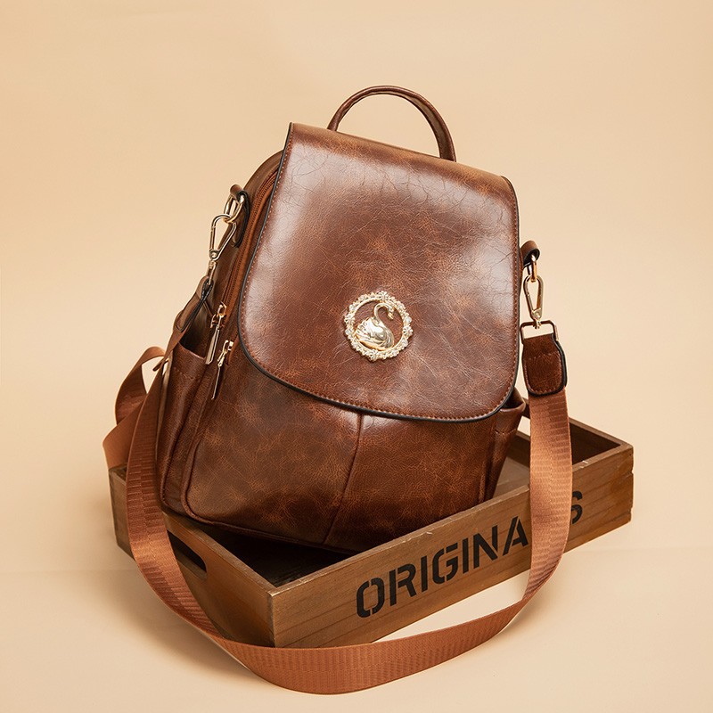 Bolso de las mujeres 2024 nuevo retro del todo-fósforo mochila portátil de las mujeres de alto grado fuera mochila bolsa de hombro