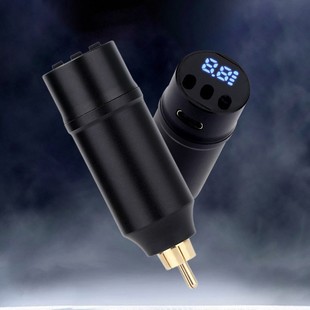 Portable Wireless Tattoo Pen with Lcd Display, Battery, Rca Interface, and Mobile Power Supply for Liquid Tattoos