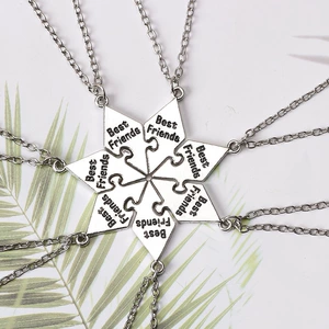 Stylish Letter Pendant Set - Korean Style Alloy Jewelry for Girlfriends and Friends