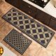 American Style Retro Kitchen Special Floor Mat Absorbent Non-slip Technology Velvet Cuttable Wear-resistant Easy-care Foot Mat Bathroom Mat
