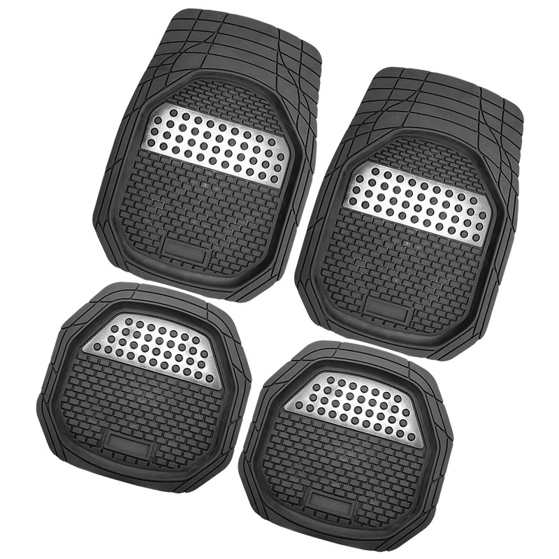 New Foreign Trade Cross-Border Car Universal Floor Mats Pvc Diamond Basin Floor Mats 4-Piece Set 5-Piece Set Amazon Aliexpress