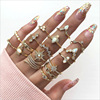 Ring, set, accessory, 2022 collection, suitable for import, European style, boho style