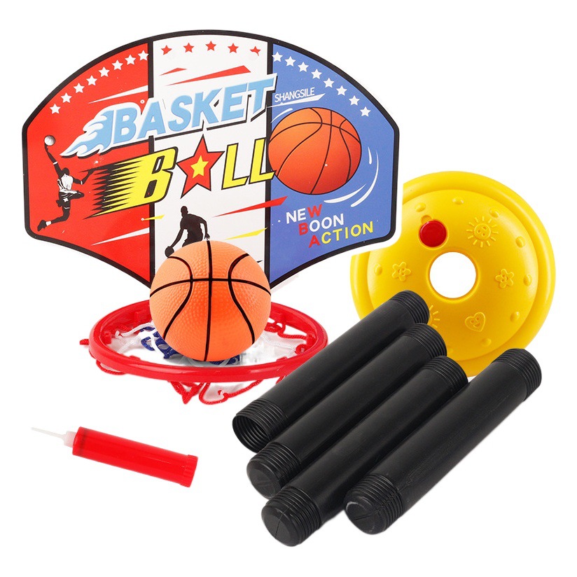 Tablero de plástico interior Soporte de baloncesto para niños Marco de baloncesto para niños Ocio Deportes Baloncesto Tablero de juguete