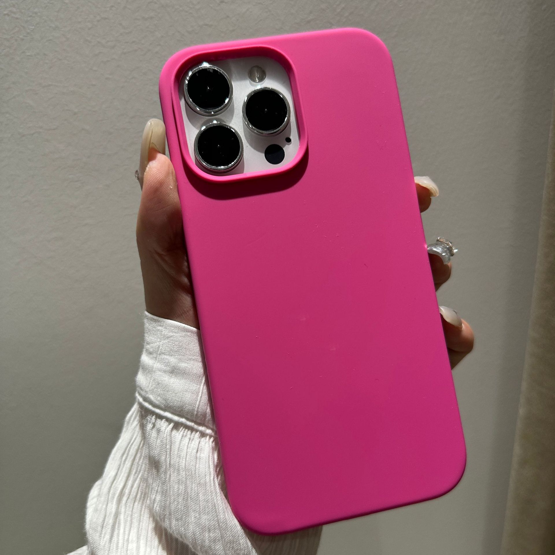 Adecuado para iphone12 funda de silicona líquida Apple 11pro piel sensación esmerilado 12max con LOGO pelusa teléfono caso