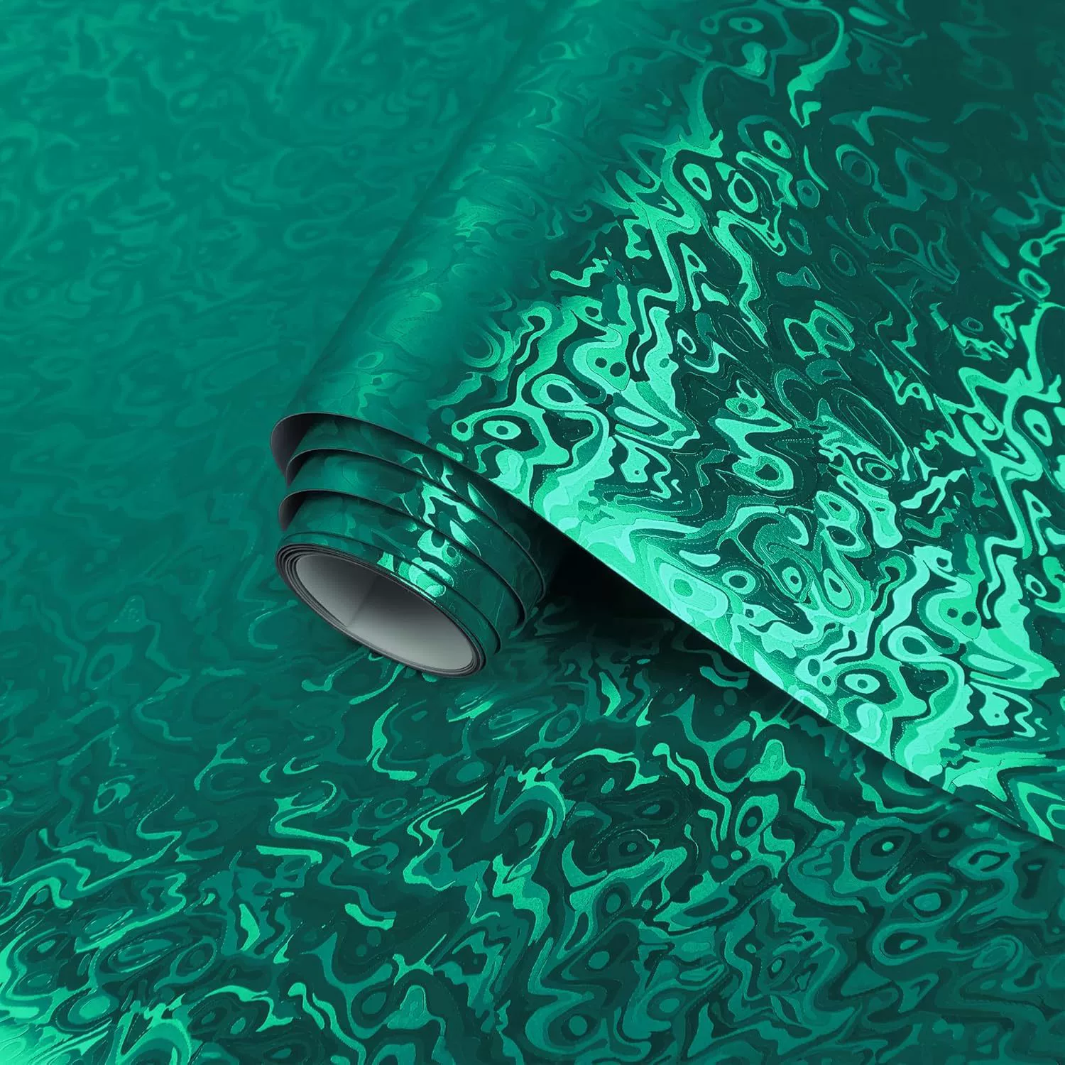 Автомобильная цветовая пленка Юань Вселенная Озеро Воды Зеленый Кузов Интерьер ПВХ Фабрика Прямая Оптовая Оптовая Экспорт Трансграничная Торговля