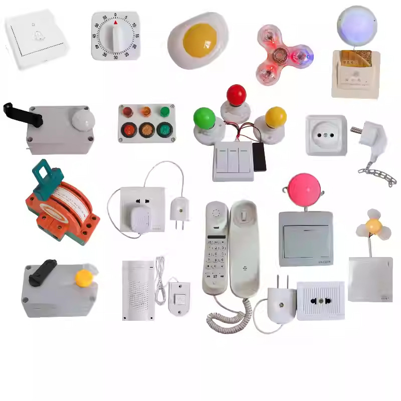 Montessori Children's Baby Busy Board Diy Accessories Montessori Busy House Hole Board Early Education Puzzle Kindergarten