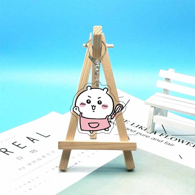 chiikawa ジイカワ ハチ小八 ins 漫画かわいいランドセル小さなペンダントアクリルキーホルダー|undefined