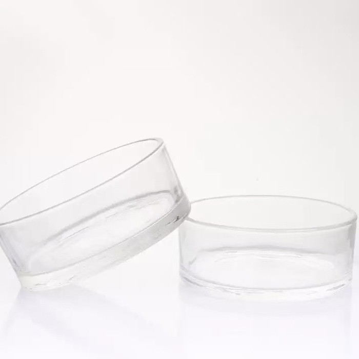 Aromaterapia en forma de barco Vela transparente Vela engrosada Vela Vela vacía Vaso de vidrio Contenedor grande simple Spot