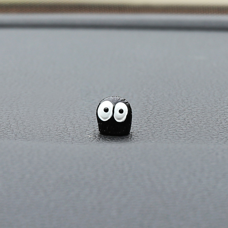 車のセンターコンソールかわいい装飾品車のバックミラー装飾家庭用車両目的漫画練炭黒炭装飾用品|undefined