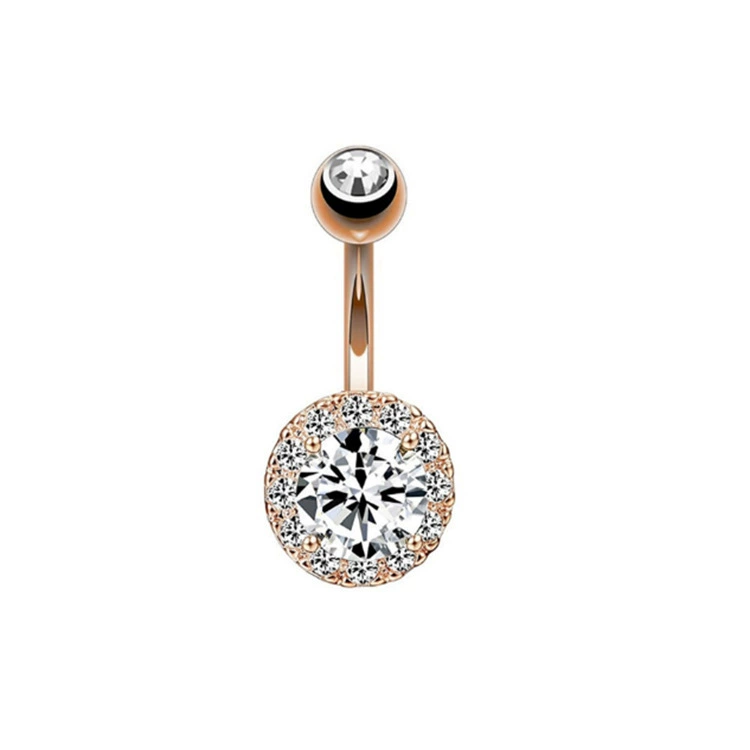 Set stainless steel, zirconium, belly button piercing, ceramics