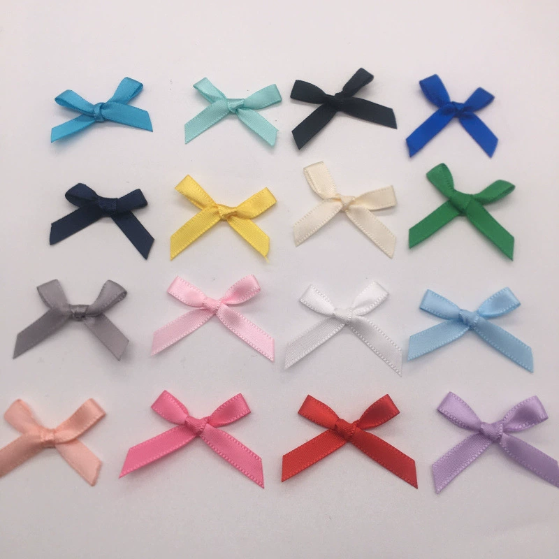 2 очка полиэстер лук маленький цветок Рука Царапины лук лента маленький цветок одежда вспомогательный материал ручной работы