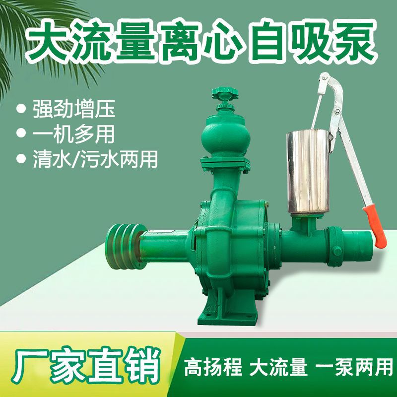 浇水喷灌农田灌溉柴油机泵高扬程喷枪水泵抽水机高压水泵