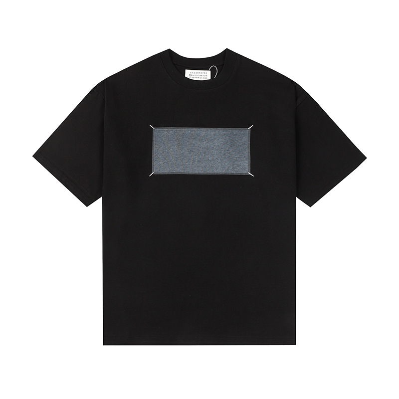 24SS 新デジタルパターンラウンドネックメンズとレディースのトレンディな半袖コットンカジュアル T シャツシリーズ|undefined