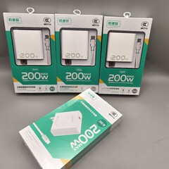 コーディシン充電器工場卸売200w完全互換急速充電セット、type-cポートケーブル付き充電器