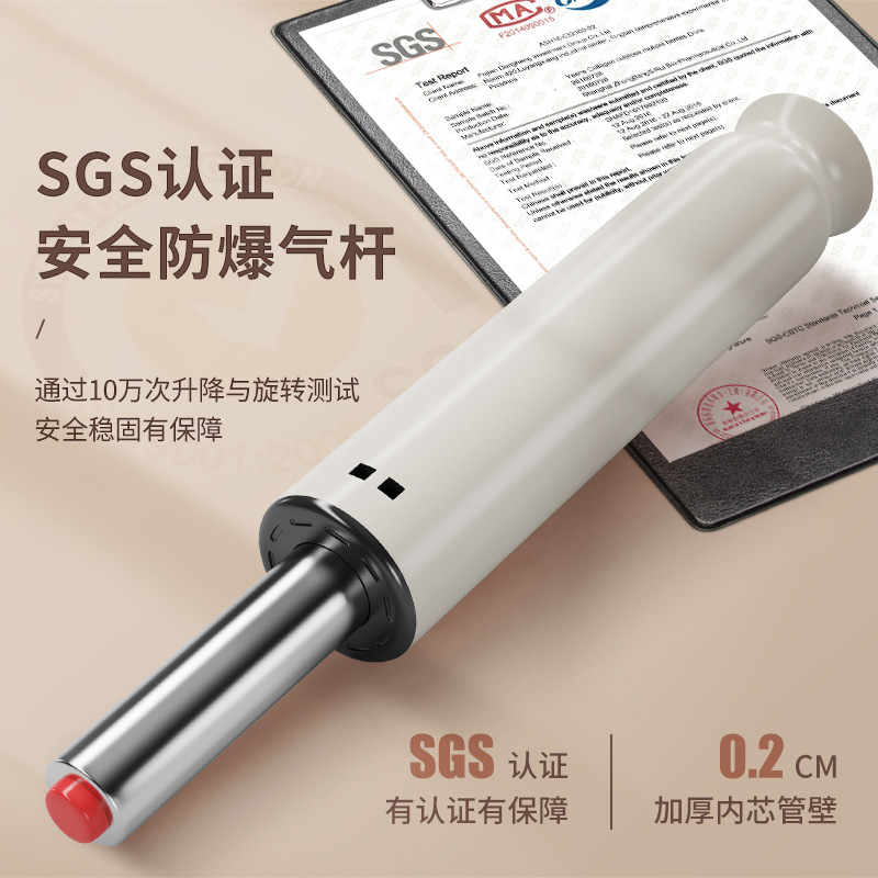 New beauty chair with wheels, suitable for beauty salons, barber shops, large work chairs, hairdressing and nail salon, home use, height-adjustable backrest round stool