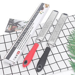 Stainless steel julienne cutter, chocolate shaver, cheese grater, zest scraper, lemon peel shaver, julienne peeler