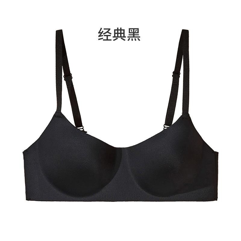 Dailuofei ソフトでぴったりフィット、スリムでスリムな夏用シームレス女性用ブラジャー、小胸と中胸の女の子向けの薄い滑らかな下着|undefined