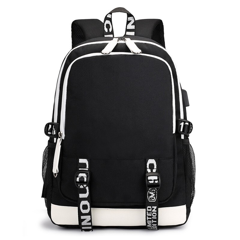 Cross-Border New Oxford Cloth Backpack Charging School Bag for College Students, Men's and Women's Casual Fashion Backpack Cross-Border New Oxford Cloth Backpack Charging School Bag for College Students, Men's and Women's Casual Fashion Backpack