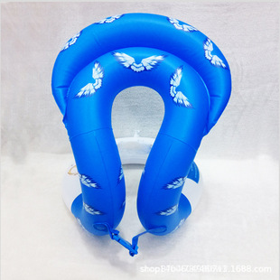 Factory custom PVC water swimming back ring double airbag children swimming ring armpit ring inflatable swimming equipment