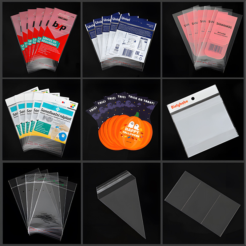 Opp Bag Self-Adhesive Bag Insole Socks Clothing Clothing Transparent Packaging Bag Self-Adhesive Opp Bag Long Self-Adhesive Bag