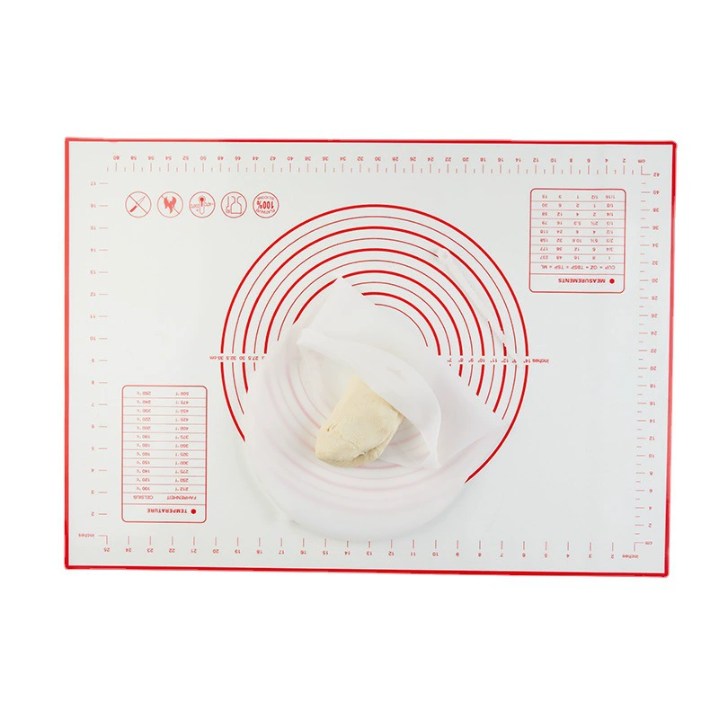 Silicone Kneading Pad, Baking/Rolling Cushion, Multiple Sizes 30×40–60×80 cm, 0.35 mm