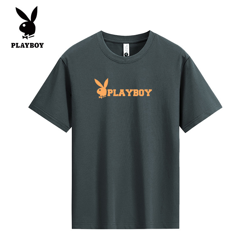 Playboy (Playboy) Unisex Solona T-Shirt, New Summer Style, Breathable and Not Stuffy Playboy (Playboy) Unisex Solona T-Shirt, New Summer Style, Breathable and Not Stuffy