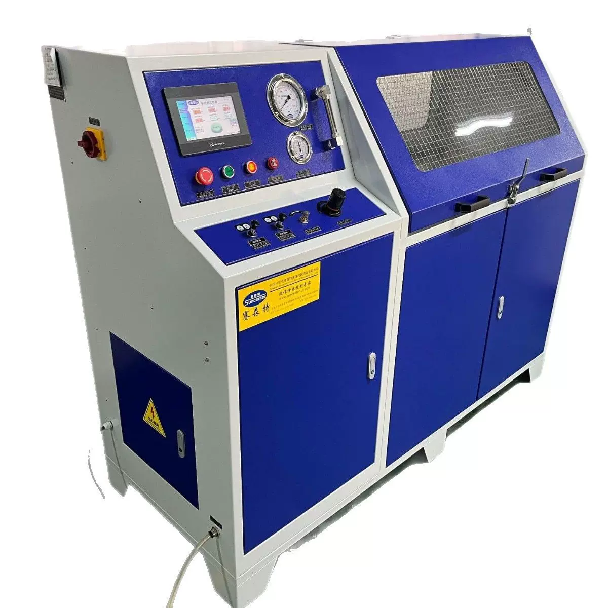 赛森特PLC耐压爆破试验机硅胶管高温耐压检测设备可温控气液增压