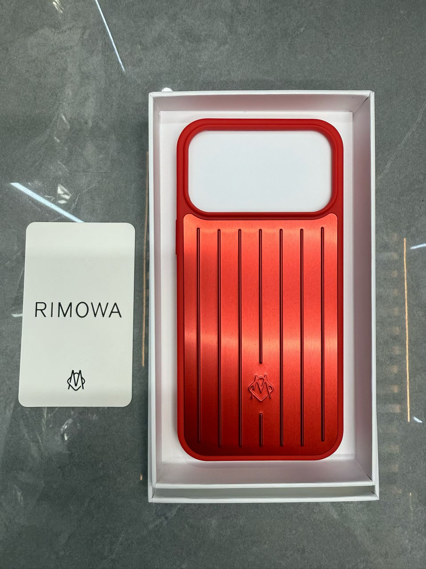 Red suitcase