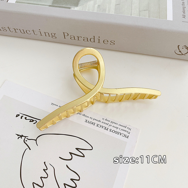 Tocado con clip cuadrado de Maillard, elegante coreano francés, retro, clip de tiburón, red, temperamento rojo, pinza para el cabello, accesorios para el cabello