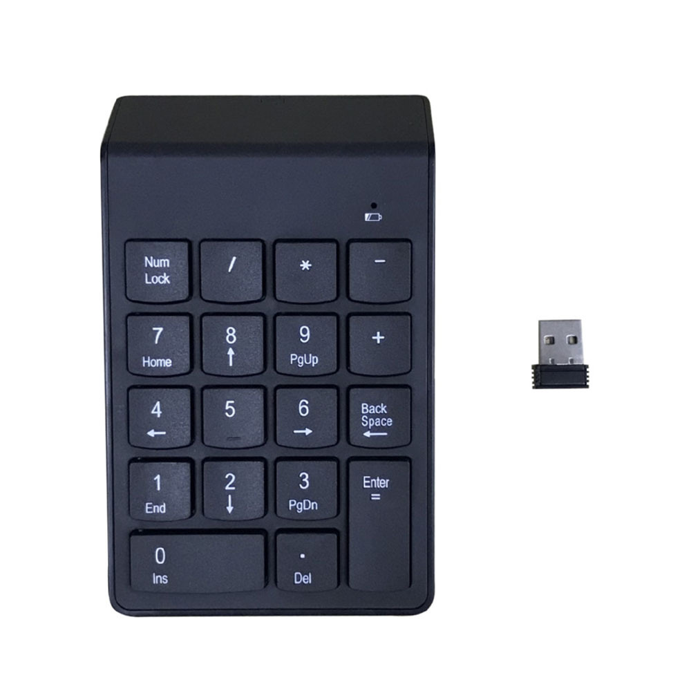无线数字键盘小键盘笔记本台式电脑外接2.4GUSB接收器迷你便携