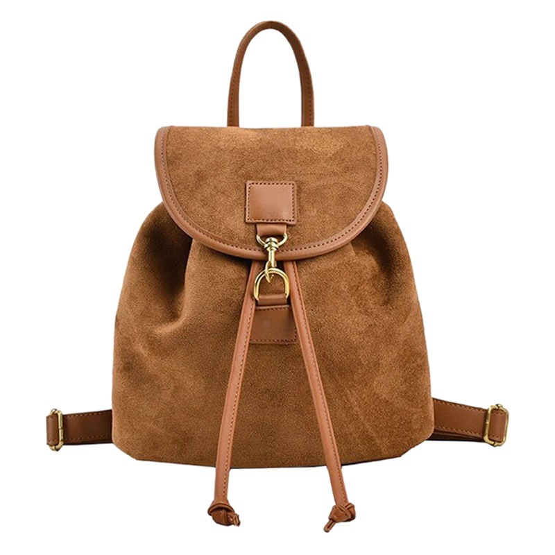 Mochila de suministro del fabricante 2025, bolso nuevo para mujer, moda informal, simple, de cuero de alta gama, para estudiantes