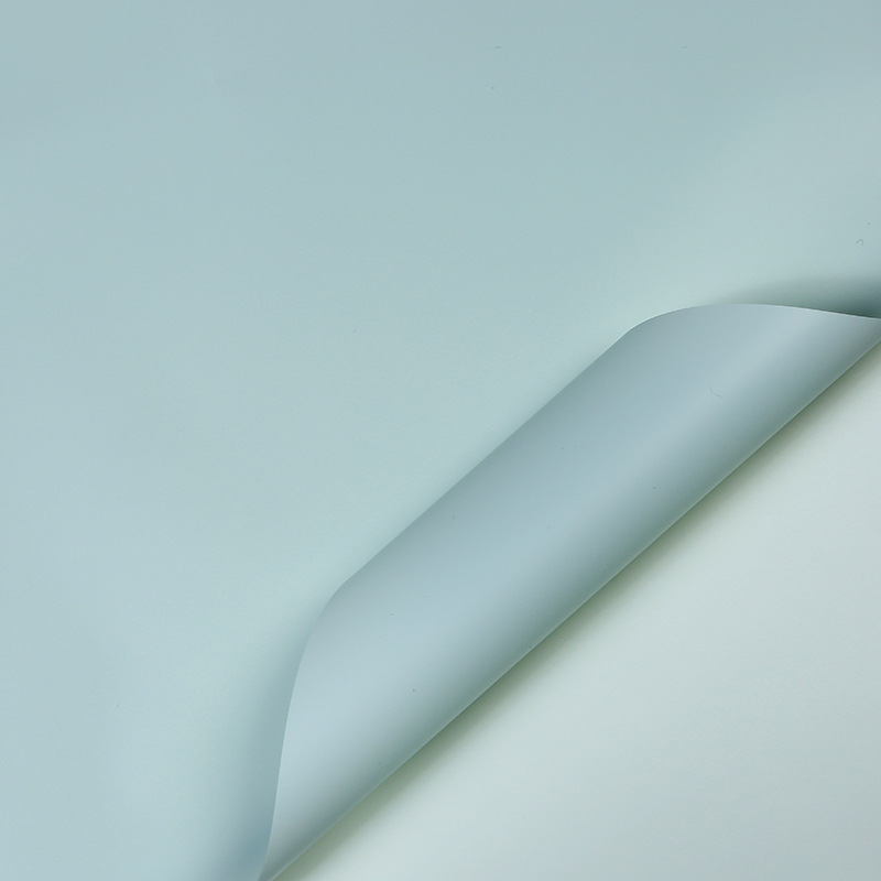 Papel liso coreano mate Papel de embalaje de ramo de color sólido coreano Papel de embalaje de flores impermeable de alta calidad Materiales de floristería