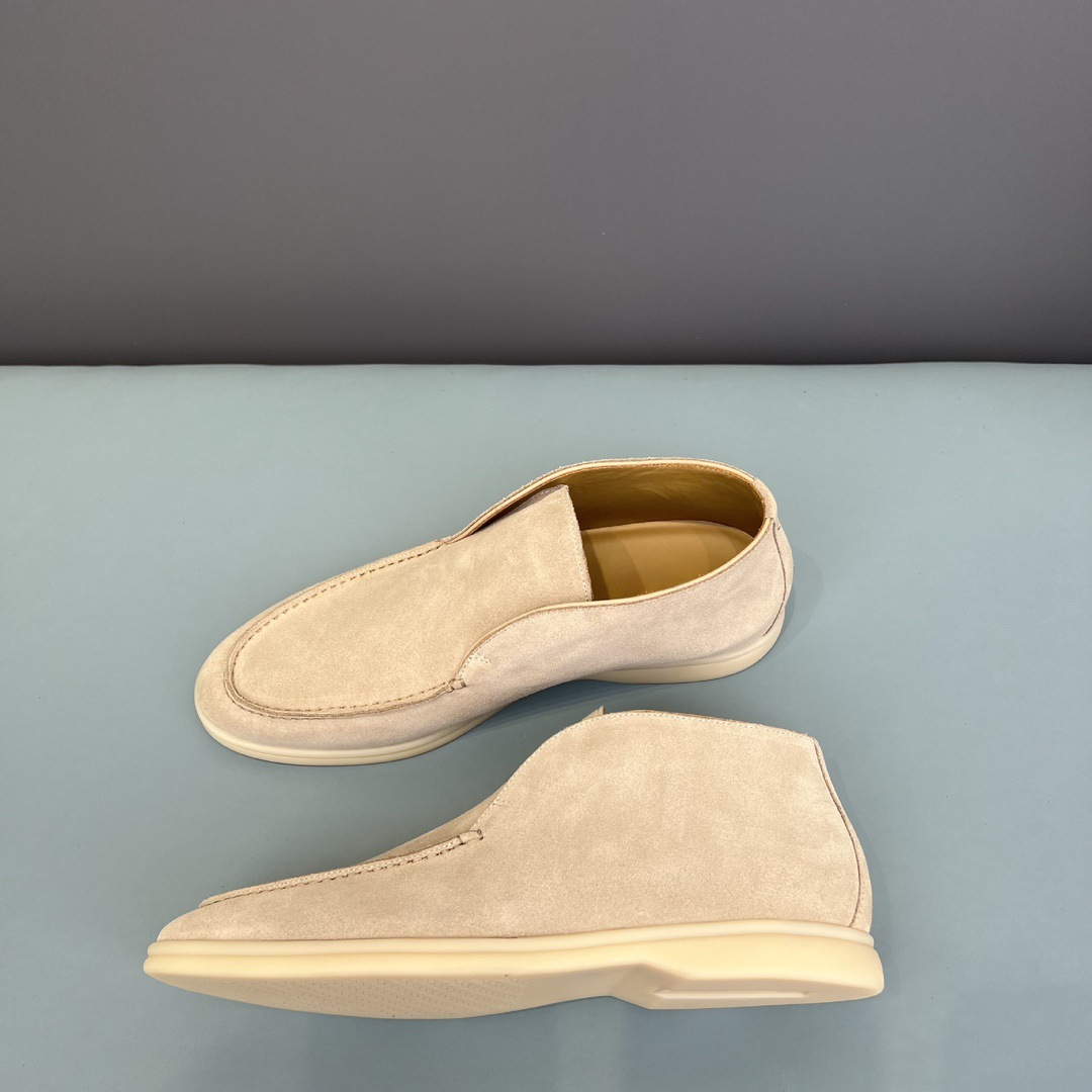 Mocasines Noyo Pianya Open Walk Zapatos casuales sin cordones de cuero genuino LP para hombre Noyo Pianya