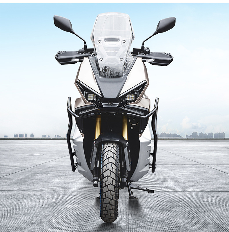 Suitable for Xin Da Zhou Honda Ns150Xc Bumper Exhaust Bar Anti-Fall Bar Water Tank Cover Exhaust Cover Modification Accessories