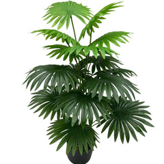北欧国境を越えたシミュレーション緑植パーム擬似樹葵蒲扇葵植物鉢植え着地飾り庭園造景