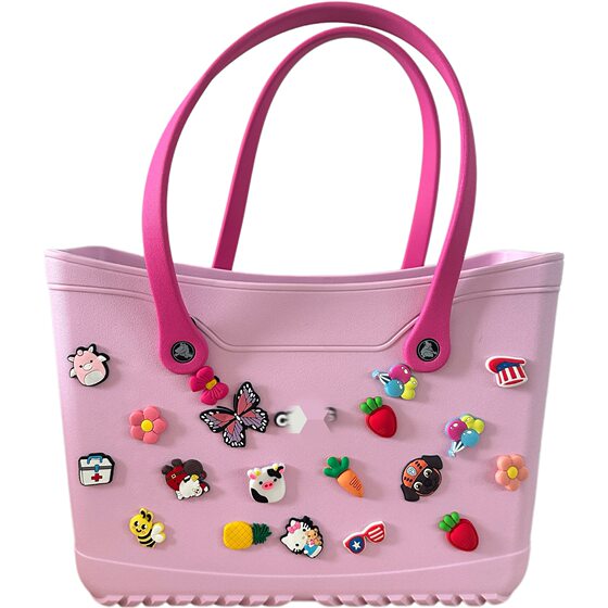 Factory Direct Sales Spot Handbag Waterproof Travel Bag Sailing Bag Vegetable Basket Large Capacity Shopping Bag Hole Large Bag