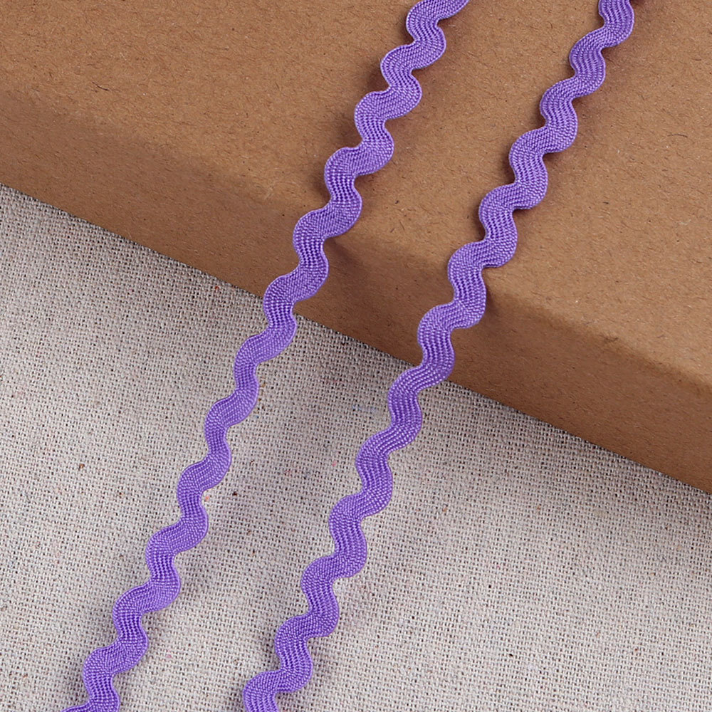 Cinta de polipropileno en S de 5mm, embalaje de regalo, cinta ondulada de color para el hogar, cinta de borde curvo al por mayor