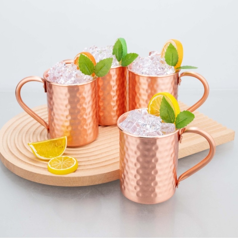 ハンマードットビールカップ、ドラムカップ、卸売バーカクテルカップ、モスクワマulesカップ、純銅カップの国境を越えた特別供給|undefined