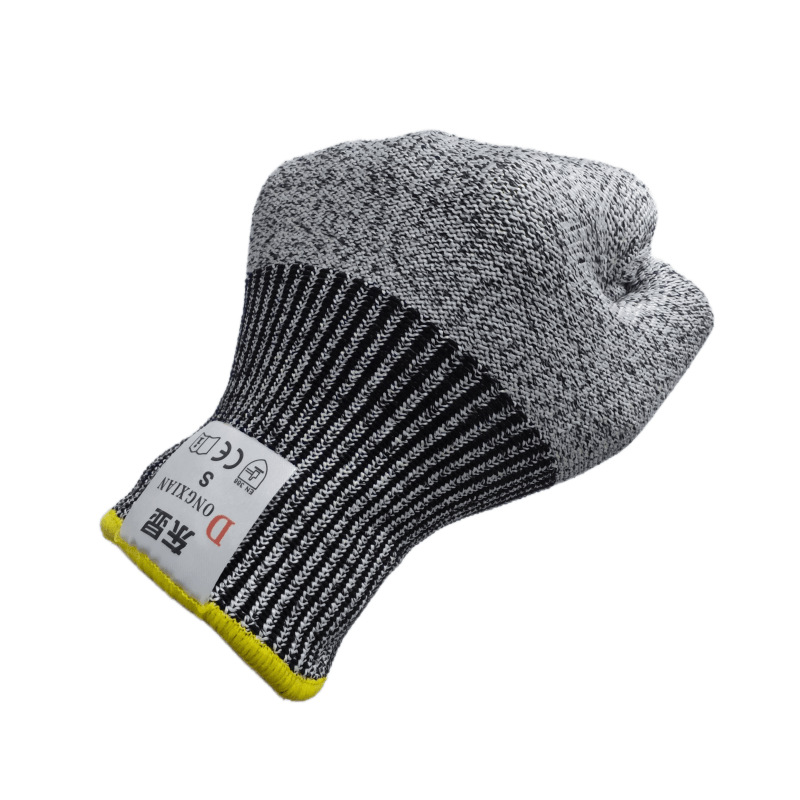 Guantes de trabajo resistentes a cortes de nivel 5 de calibre 13, resistentes a pinchazos, antideslizantes y resistentes al desgaste para trabajos en obras de construcción, suministro exclusivo transfronterizo.