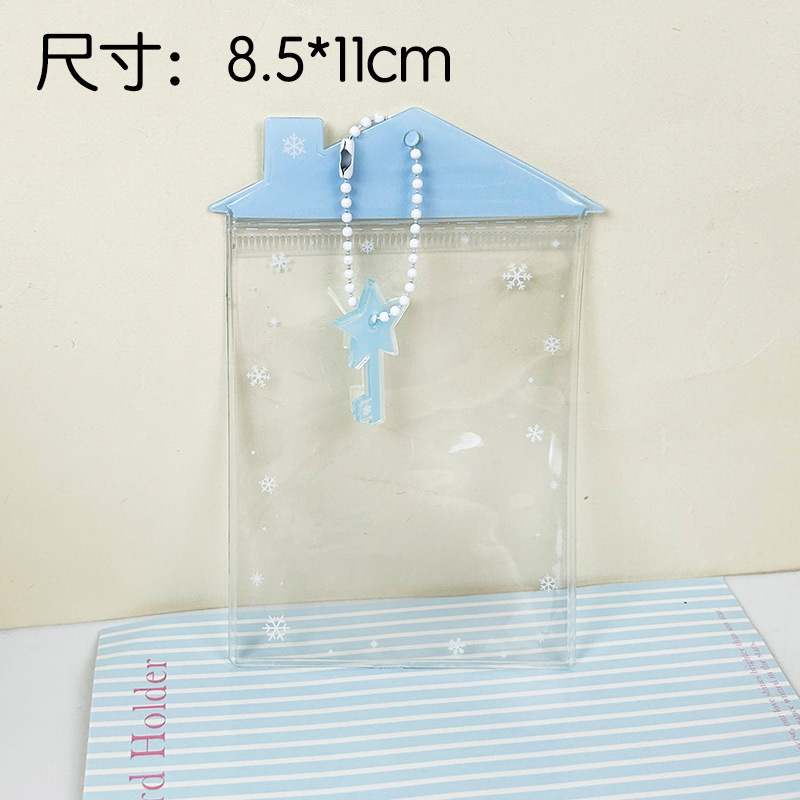 韓系の小さい家の透明な萌えの粒の子供は5cmの多目的ミニの小さい包みを包んで外出して子供のペンダントのカードカバーをなくします。|undefined