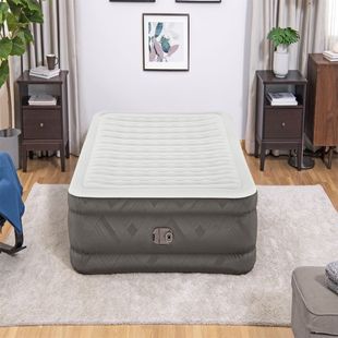 Bestway69050 Double-person Double-layer Cloth Inflatable Bed Built-in Pump Household Outdoor Thickened Inflatable Bed Air Cushion Bed
