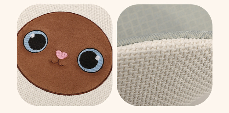 Car Seat Cushion, Universal for All Seasons, Linen Car Seat Cushion Cover, Full Cotton and Linen Breathable Female Car Cushion, Car Seat Cover Single Piece