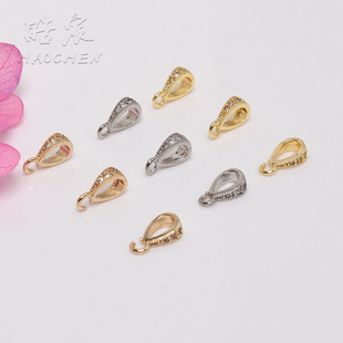 14k����ɫ ΢��ʯ ���ӿ��� �朵�������  �������^