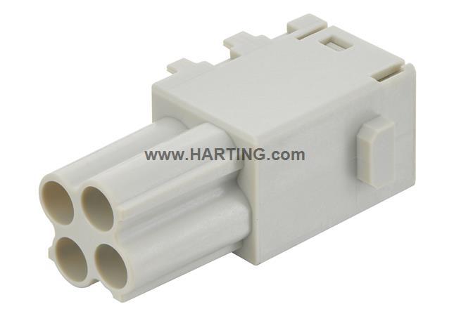 HARTING浩亭 09149041101 Han ® Domino EE Cube 压接针 4针母头