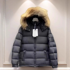 Mayaf Short Down Jacket 蒙口玛雅羽绒服带毛领连帽男女同款外套