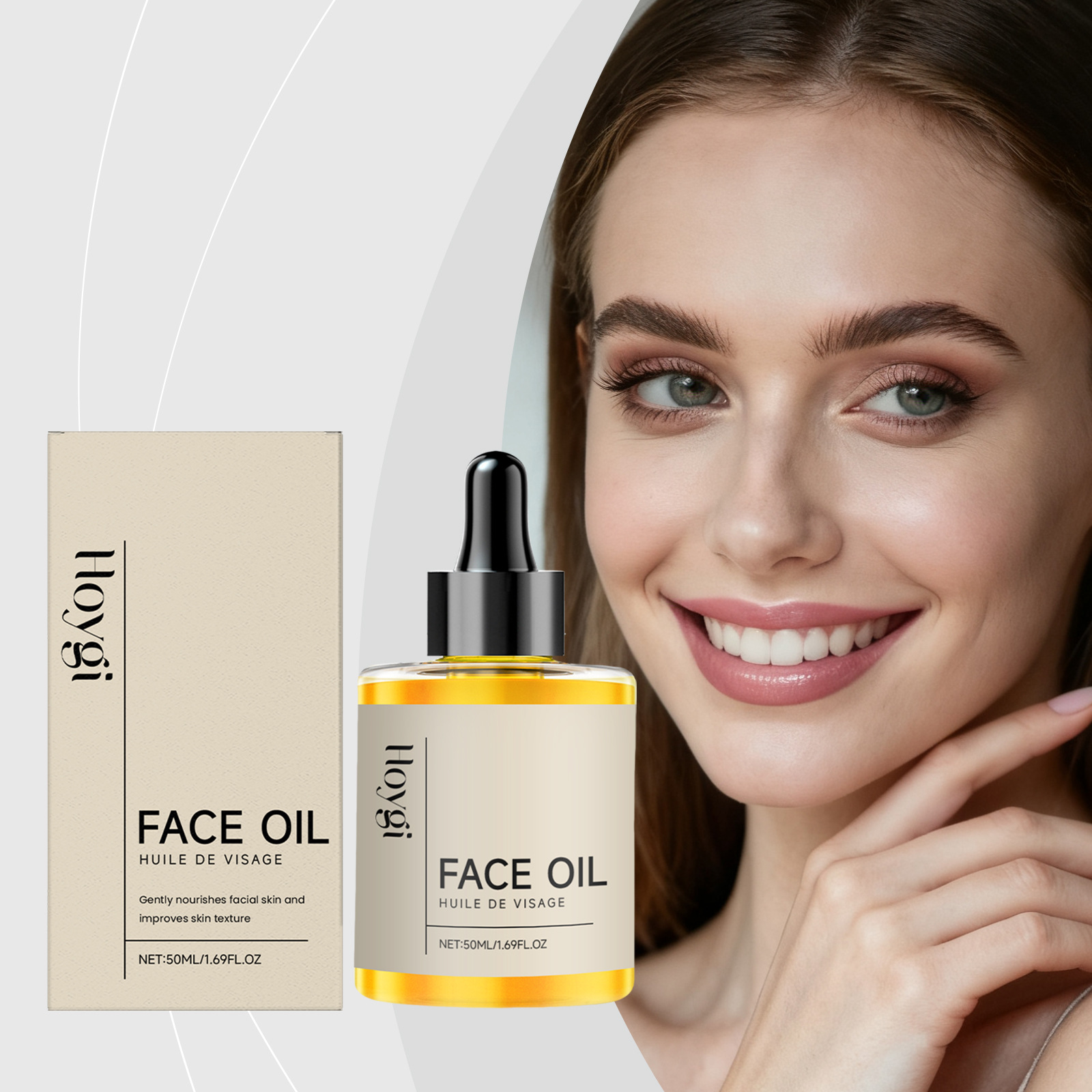 Hoygi Facial Moisturizing Essence Moisturizing and Moisturizing Facial Skin Delicate, Soft and Smooth Skin Care Essence