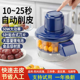 跨境葡萄去皮机全自动家用商用电动水果青提子大蒜头剥皮机神器