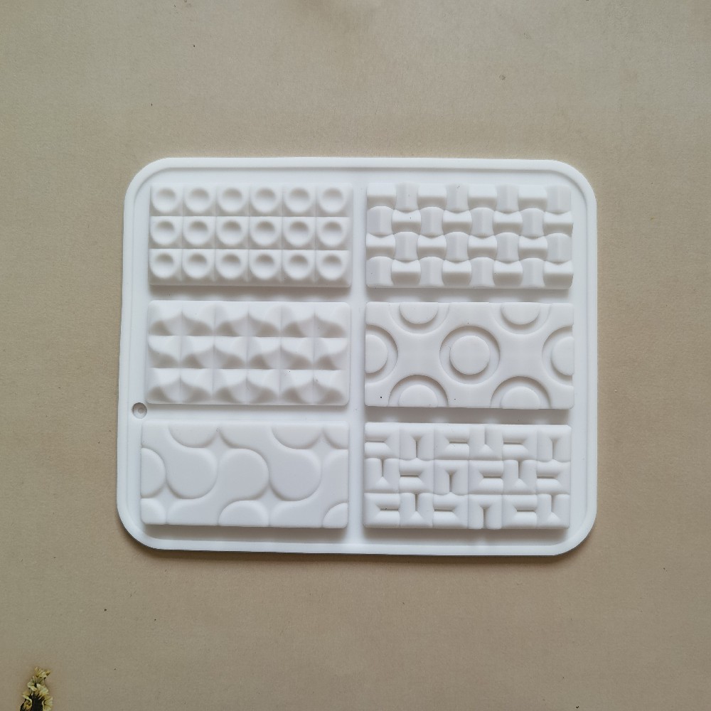 6 Euler círculo de chocolate pequeño 281 molde de silicona molde de postre pastel decoración utensilios de cocina para hornear