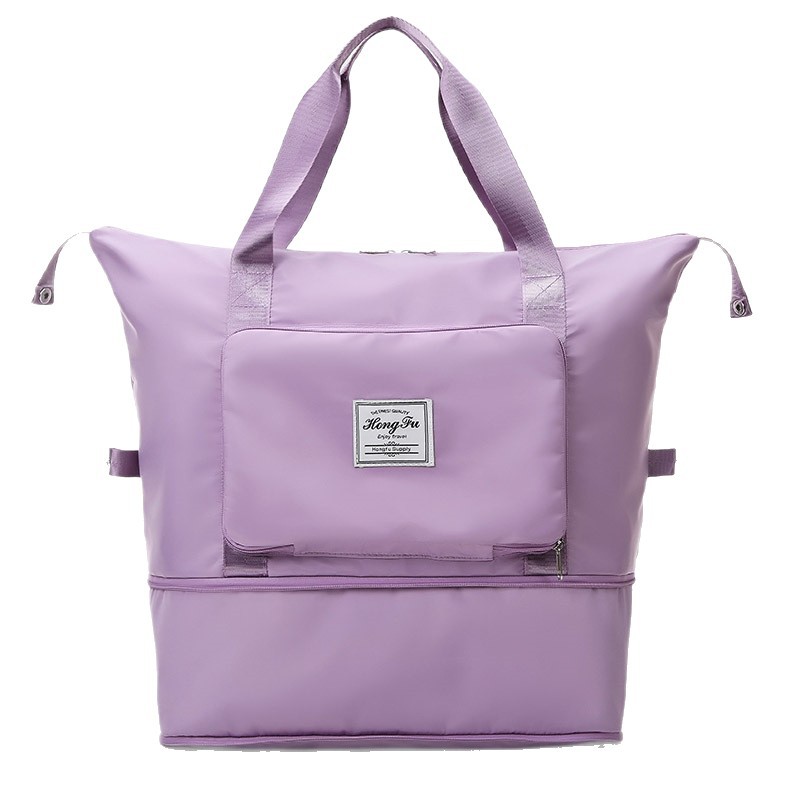 Bolsa de viaje de las mujeres mojado y seco separación deportes bolsa de hombro plegable bolsa de almacenamiento bolsa de fitness hombres bolsa de equipaje impermeable